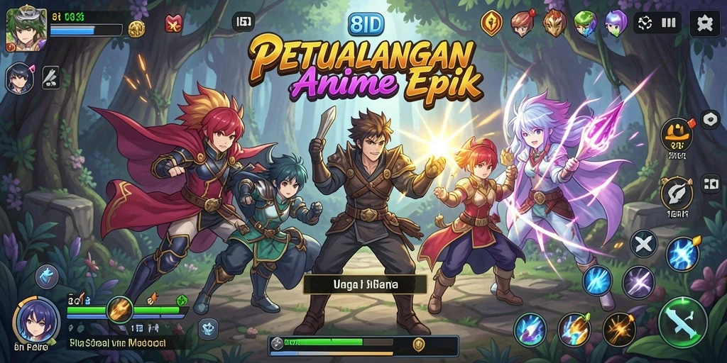 Tampilan gameplay 8ID yang menarik dan penuh aksi.