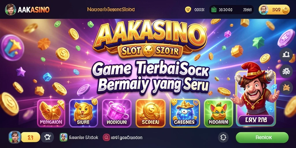 Screenshot gameplay AAKASINO yang menggambarkan keseruan bermain slot.