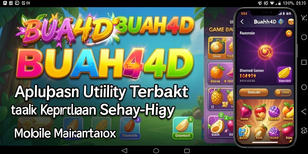 Tampilan antarmuka BUAH4D yang intuitif dan mudah dipahami.