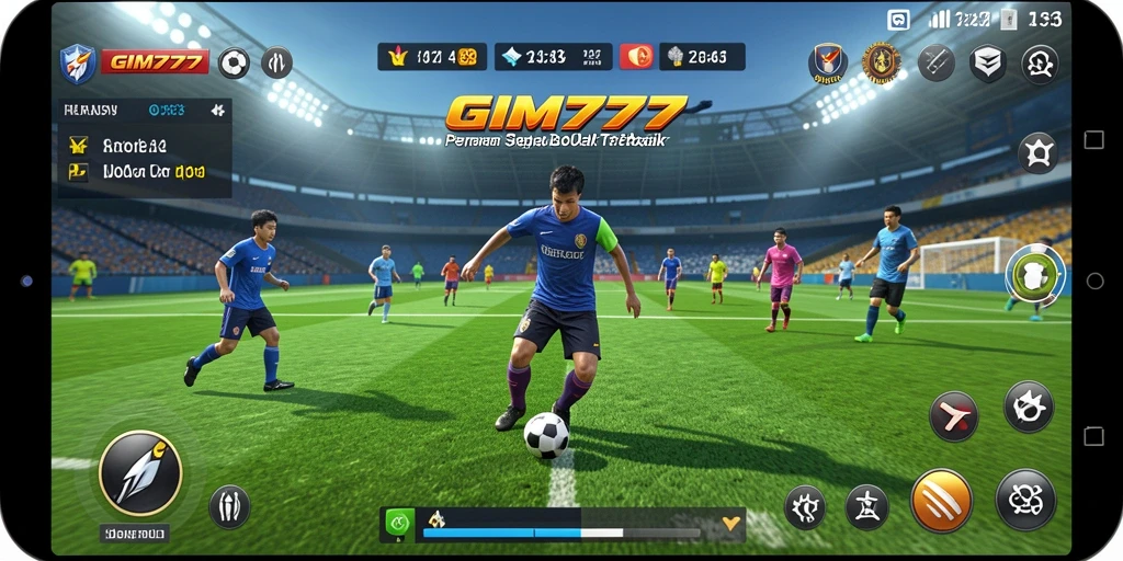 Tampilan gameplay <strong>GIM777</strong> yang seru dan realistis saat pertandingan.