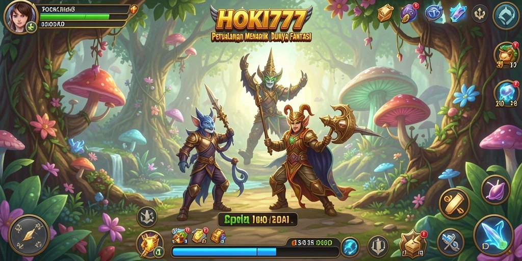 Tampilan gameplay seru HOKI777 dengan petualangan menantang.