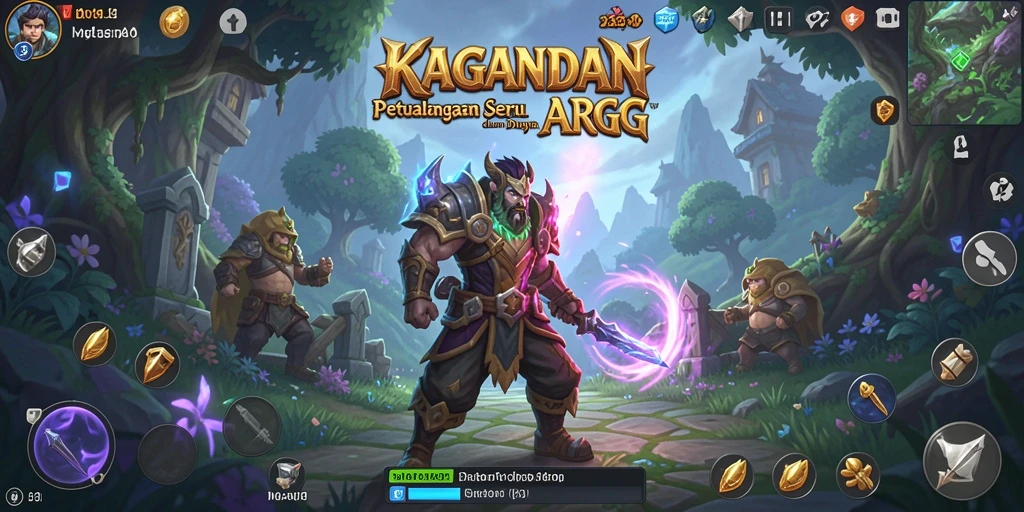 Screenshot gameplay KAGANDAN yang menampilkan pertarungan seru dan dinamis.