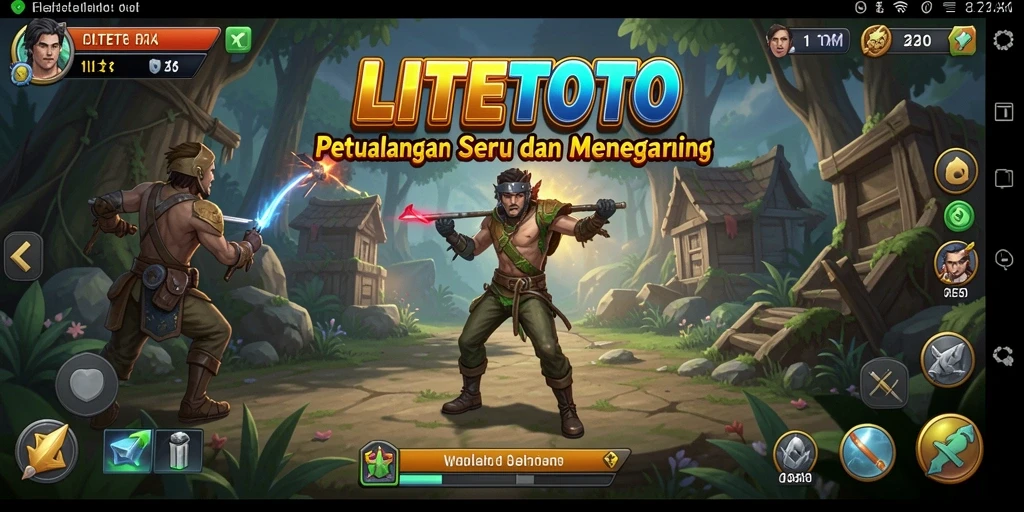 Tampilan gameplay seru LITETOTO dalam petualangan menegangkan.