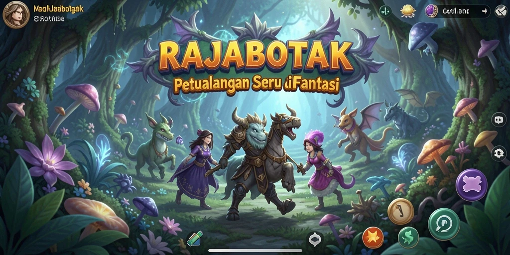 Tampilan petualangan epik dalam gameplay RAJABOTAK.