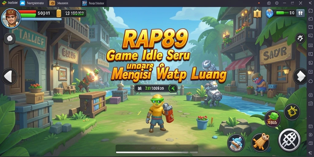Tampilan gameplay <strong>RAP89</strong> yang menarik dan penuh warna.
