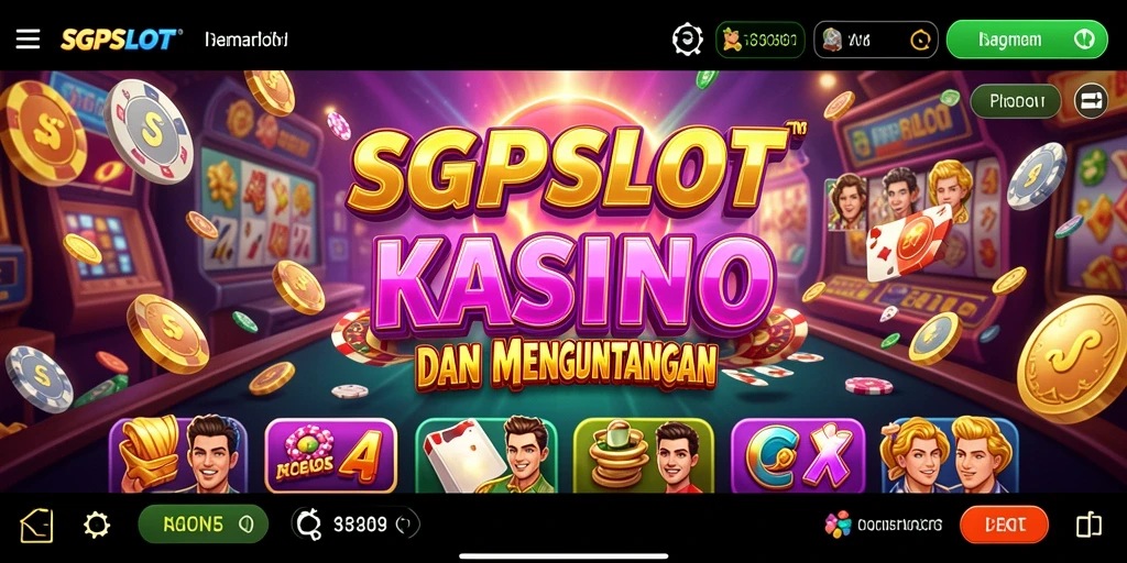 Tampilan menarik dari gameplay slot di SGPSLOT.