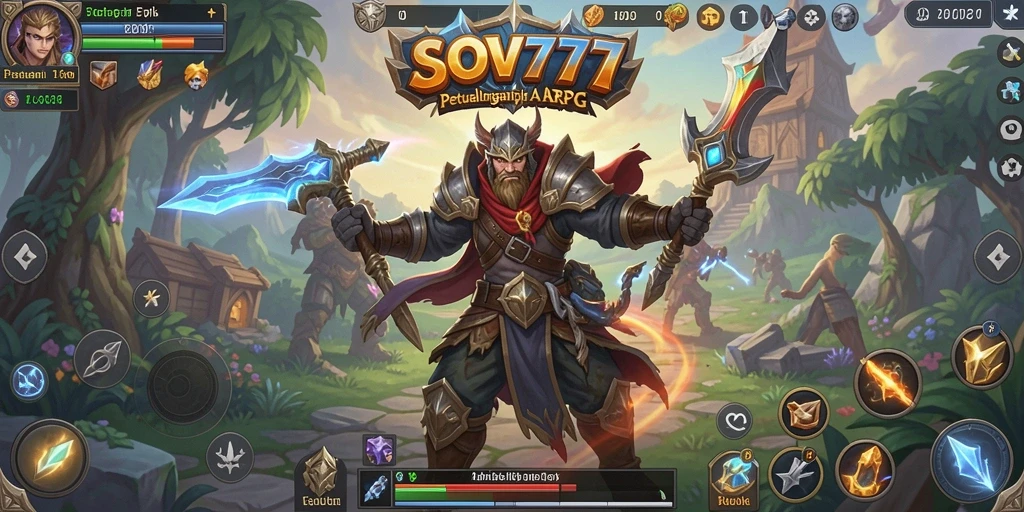 Screenshot gameplay SOV777 dengan aksi seru di dunia ARPG.