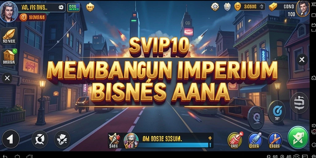 Tampilan gameplay menakjubkan dari SVIP10 yang menunjukkan manajemen bisnis yang dinamis.
