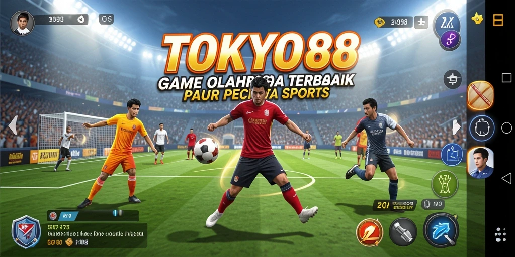 Screenshot gameplay TOKYO88 yang menampilkan aksi seru dalam pertandingan olahraga.
