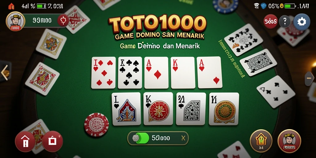 Tampilan menunjukkan gameplay menarik dari TOTO1000.