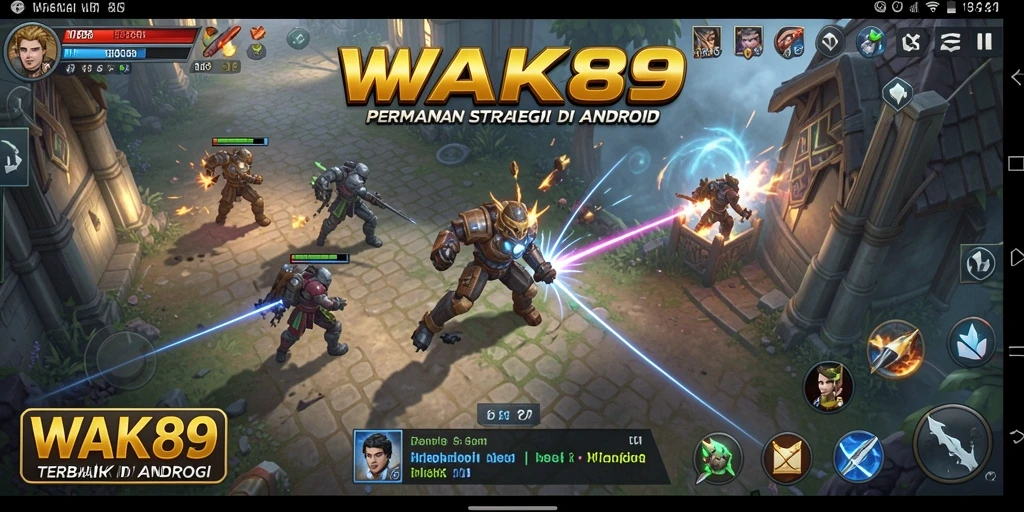 Tangkapan layar gameplay WAK89 menunjukkan pertempuran mendebarkan dalam strategi SLG.